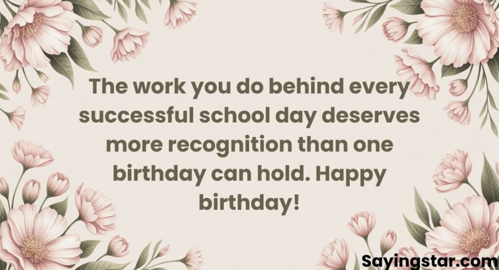 Birthday Wishes for Vice Principal