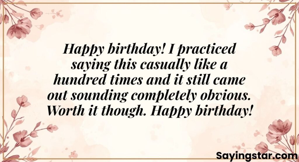 Cute & Funny Birthday Wishes for Crush