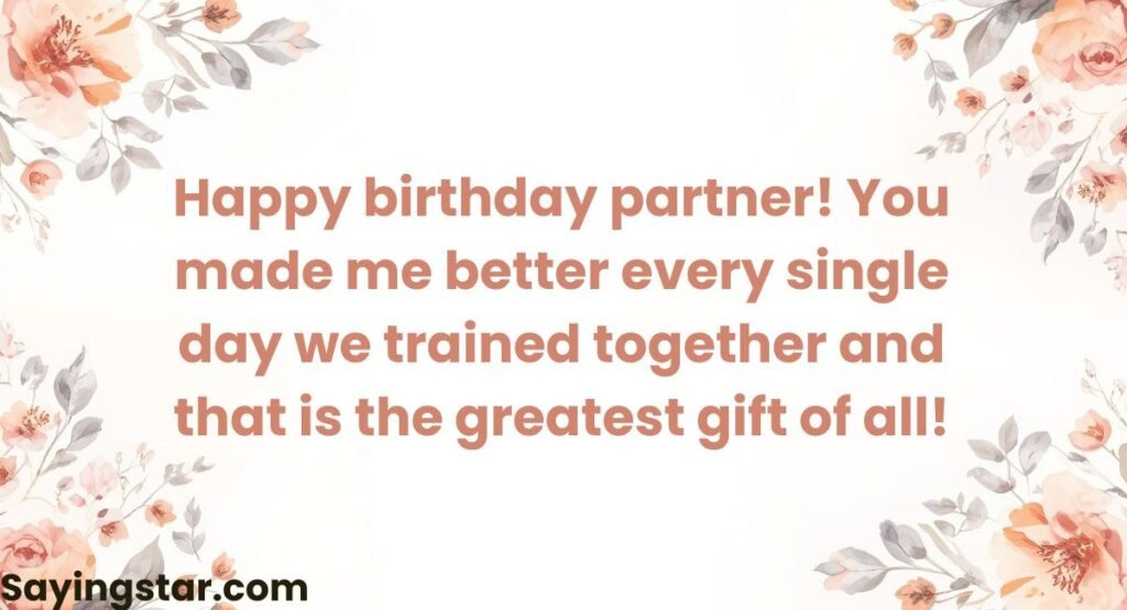 Fighting Partner Birthday Wishes