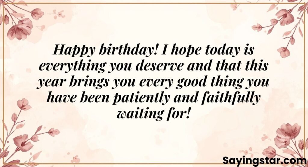 Happy Birthday Messages for Crush