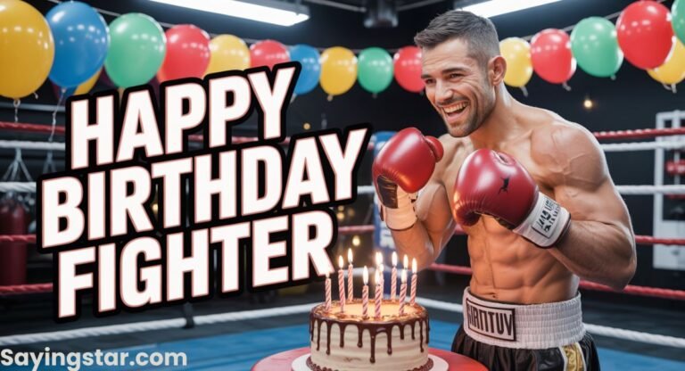 270+ Best Happy Birthday Wishes for Fighter in 2026