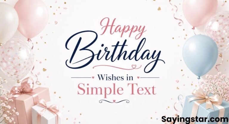 100+ Best Happy Birthday Wishes in Simple Text: Heartfelt & Easy Messages for Everyone