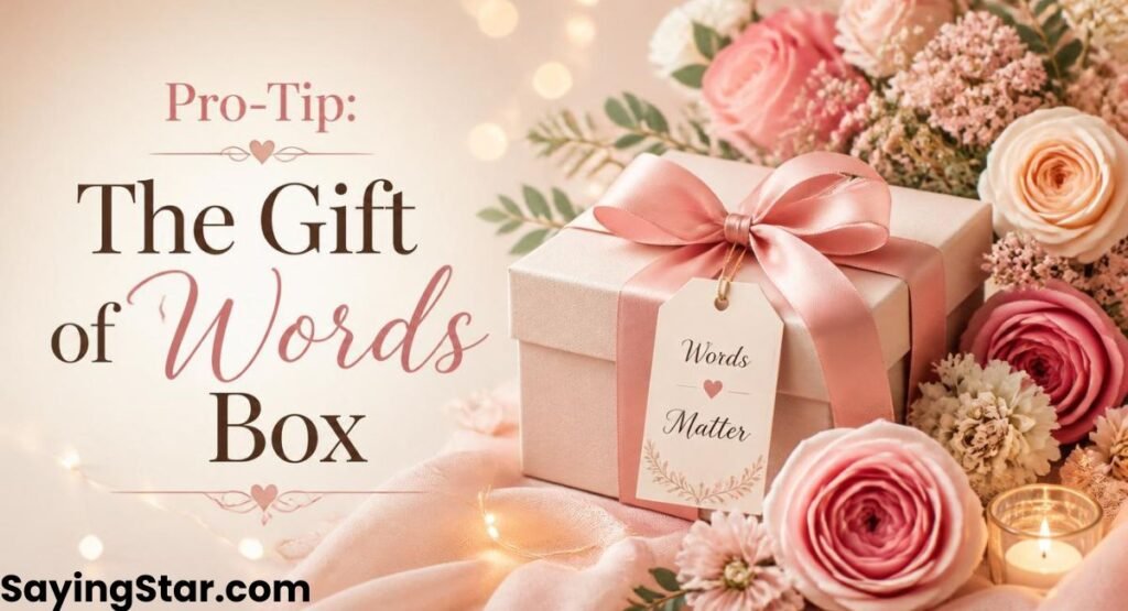 Pro-Tip: The “Gift of Words” Box