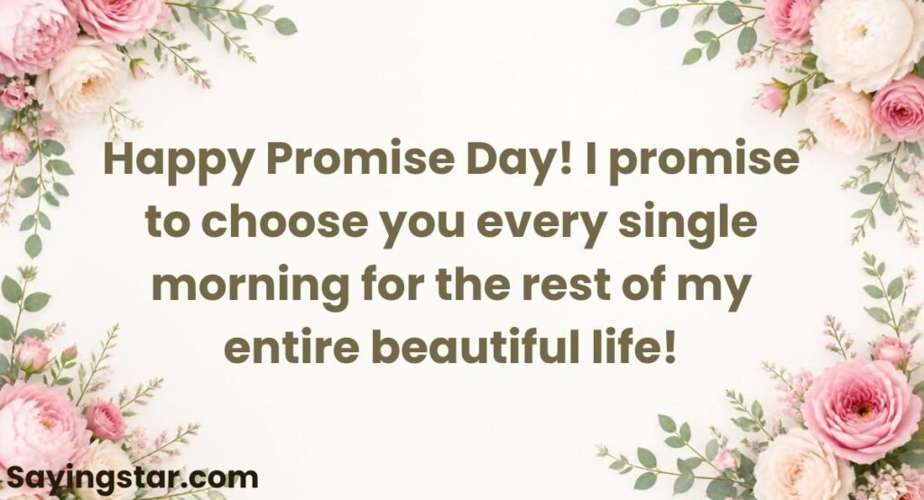Promise Day Wishes For Wife