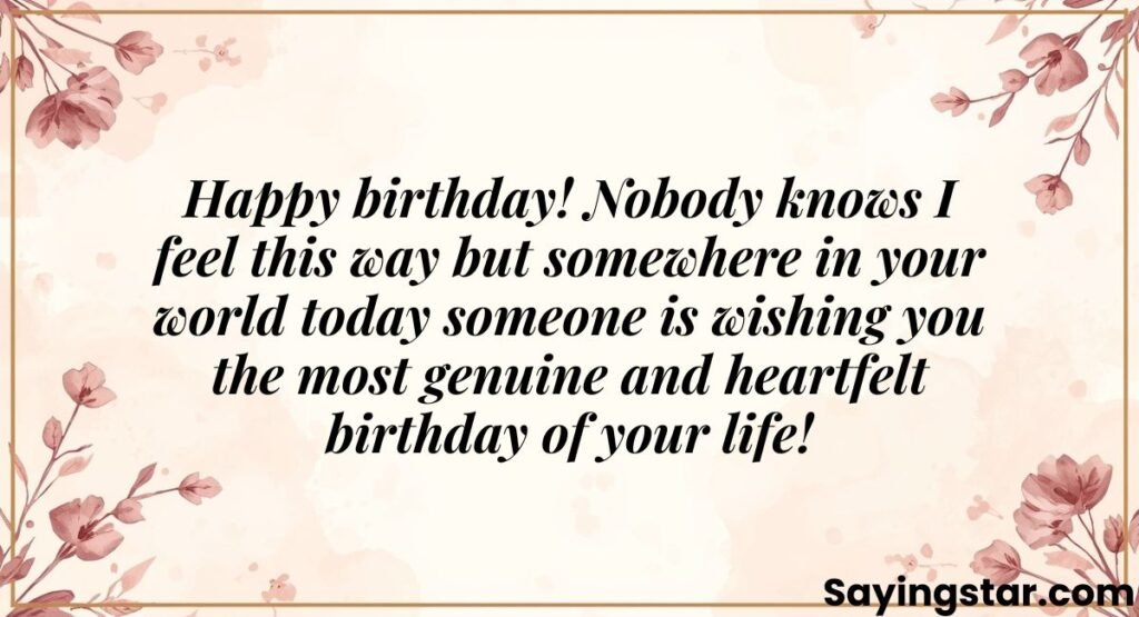 Secret Birthday Wishes for Your Crush