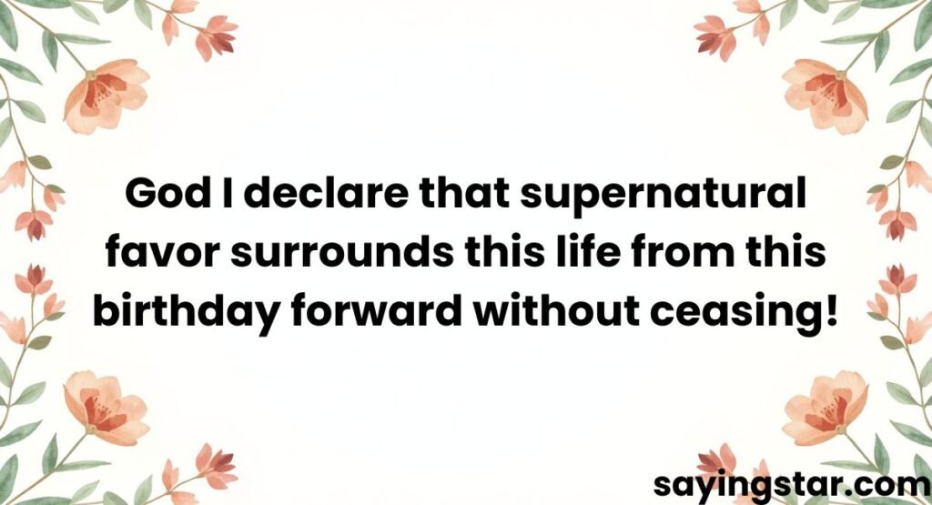 Short Prophetic Birthday Prayers