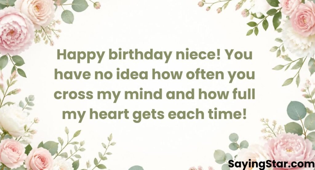 Sweet & Heart-Touching Happy Birthday Wishes for Niece (The Emotional Anchor)