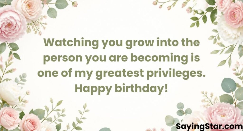 Touching Birthday Wishes for Niece