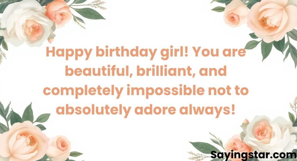 WhatsApp Birthday Wishes for Girl