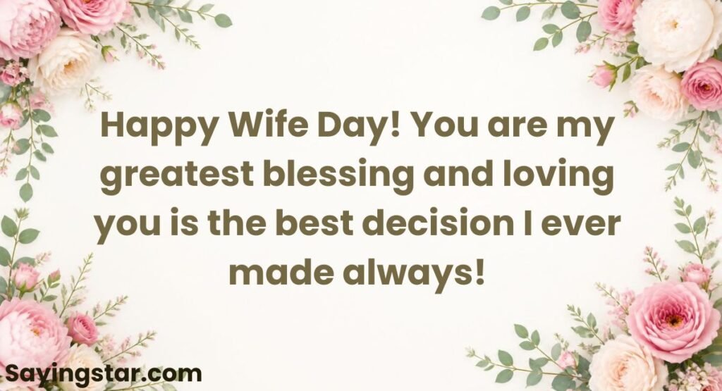Wife Day Wishes