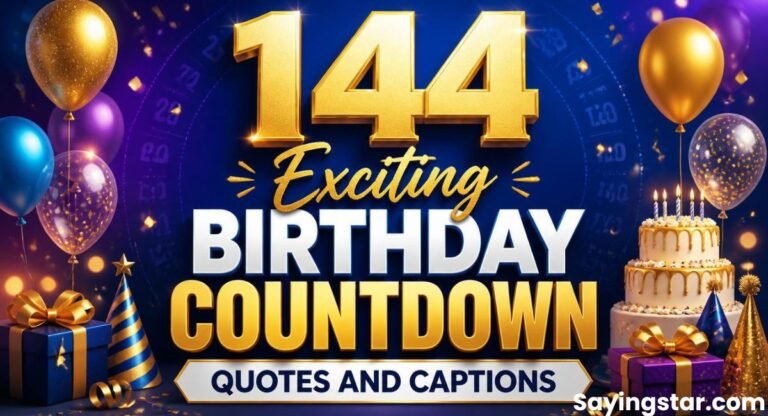 144 Exciting Birthday Countdown Quotes and Captions