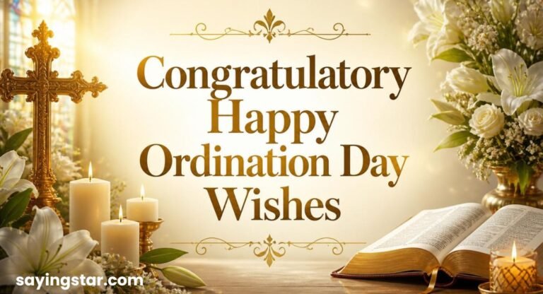 225+ Congratulatory Happy Ordination Day Wishes Quotes For Priest, Pastor and Deacon