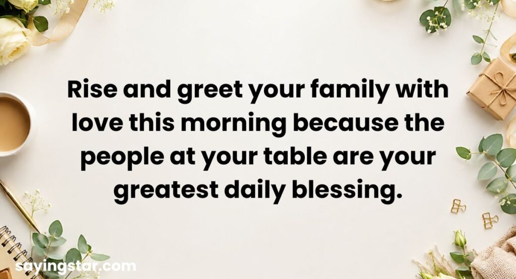 African American Good Morning Quotes for Family