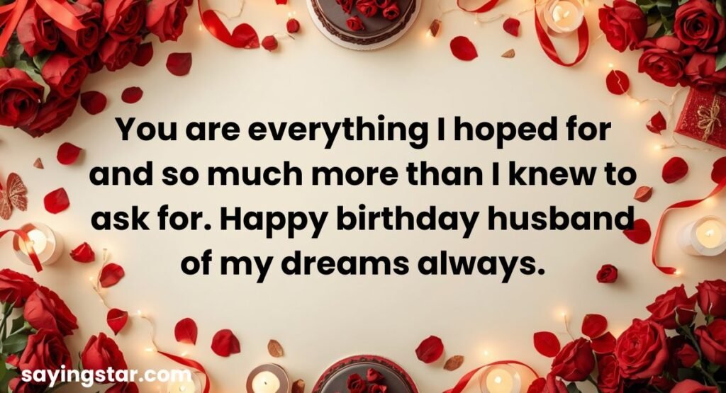 Birthday Messages for the Husband of Your Dreams