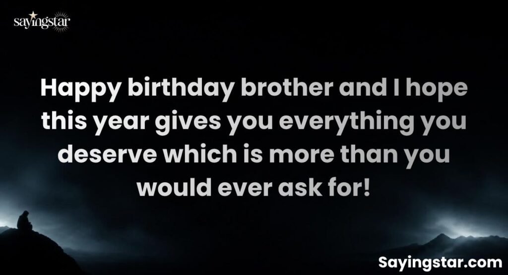 Brother Birthday Captions for Instagram