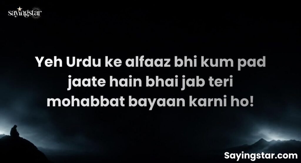 Brother Poetry In Urdu Brother Quotes