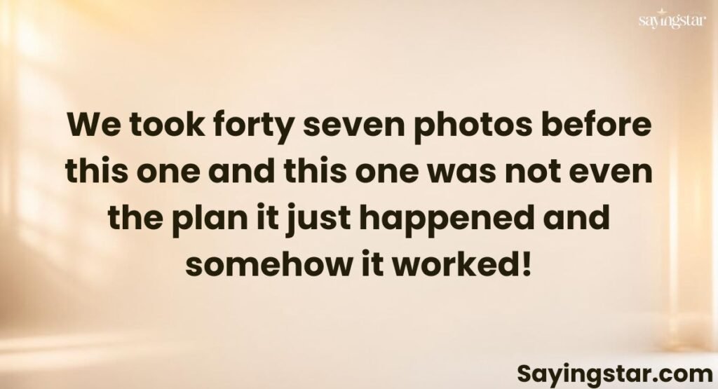 Funny Captions for Family Photos