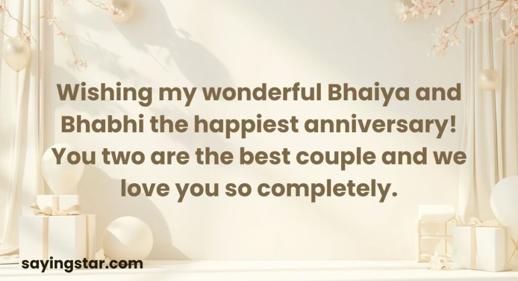 Happy Anniversary Wishes Bhaiya Bhabhi Copy Paste