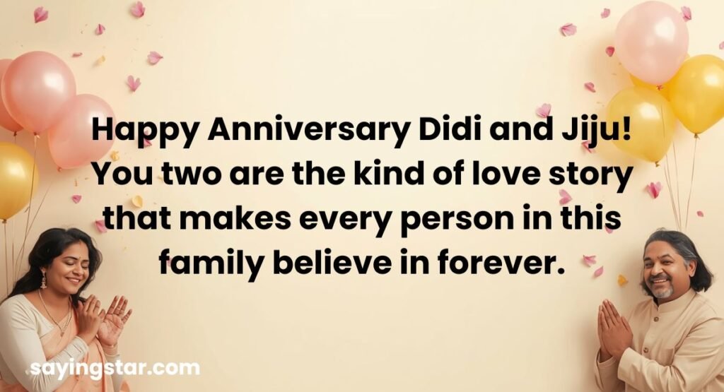 Happy Anniversary Wishes for Sister and Jiju Quotes
