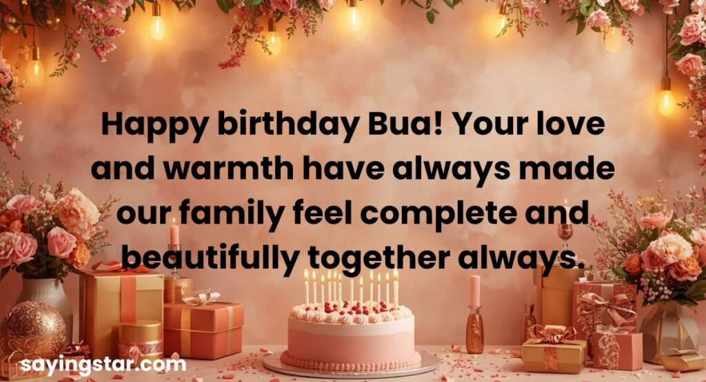 Happy Birthday Wishes for Bua