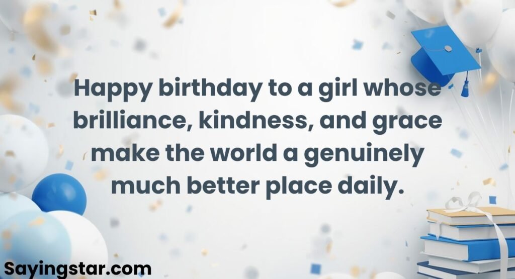Happy Birthday Wishes for Student Girl