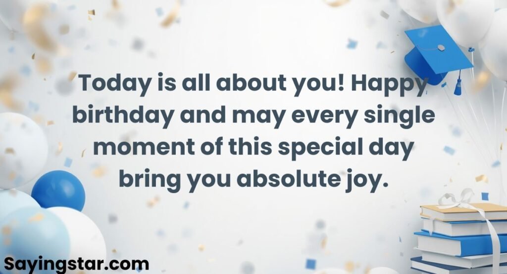 Happy Birthday Wishes to Students