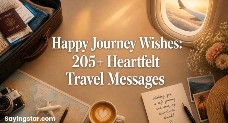 Happy Journey Wishes: 205+ Heartfelt Travel Messages