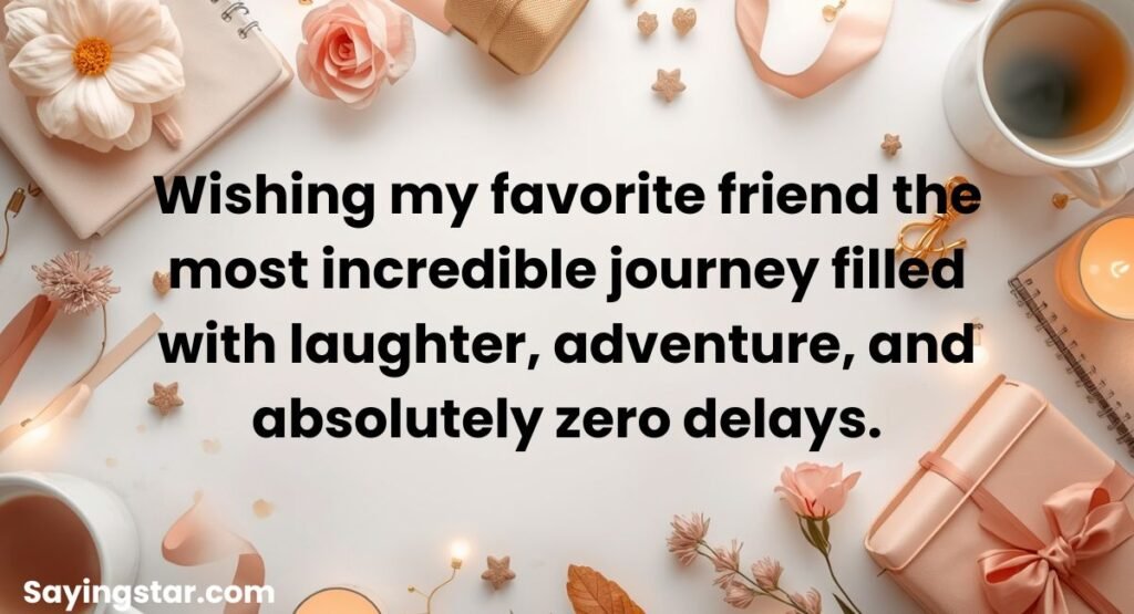 Happy Journey Wishes for Friends