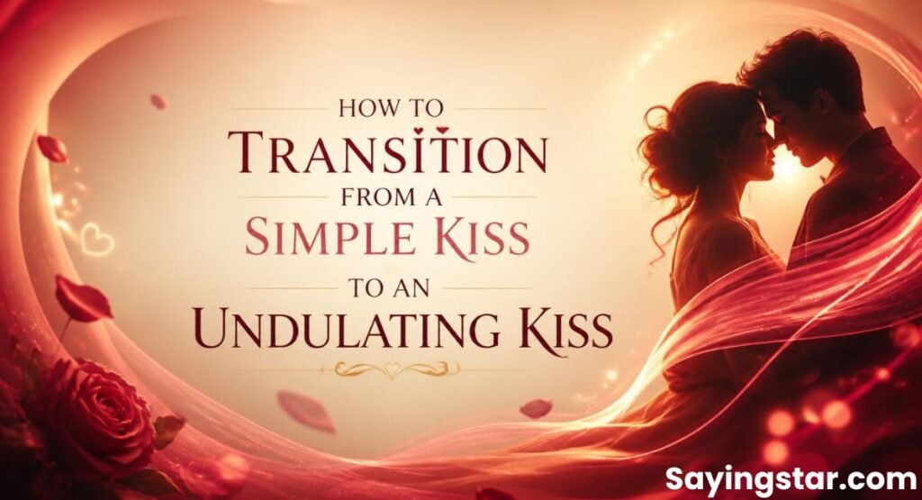 How to Transition from a Simple Kiss to an Undulating Kiss