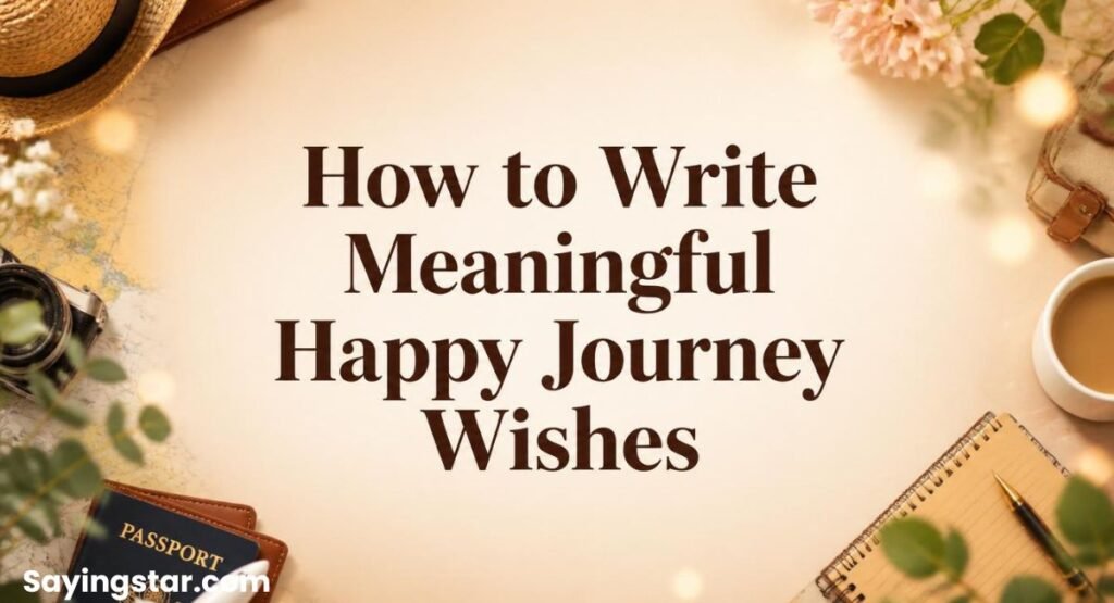 How to Write Meaningful Happy Journey Wishes