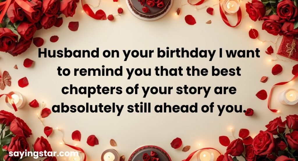 Inspirational Birthday Wishes for Husband from Loving Wife