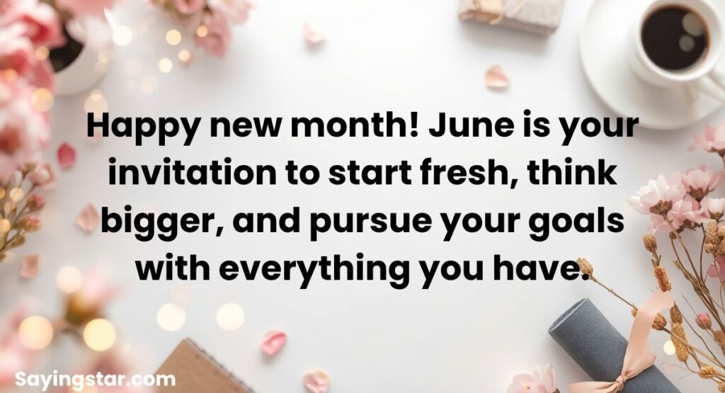 Inspiring June Wishes to Start Fresh Strong
