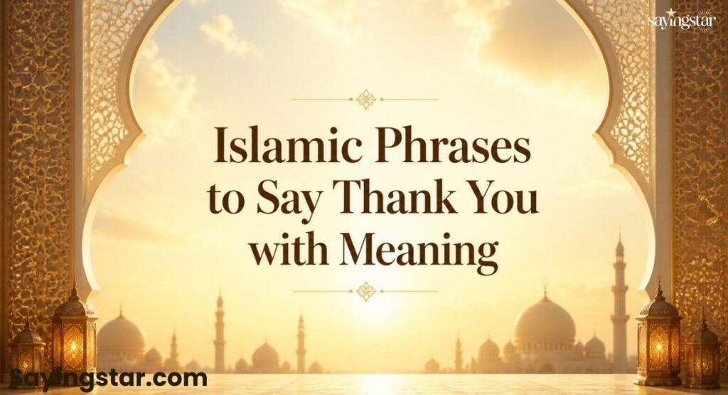 Islamic Phrases to Say Thank You with Meaning