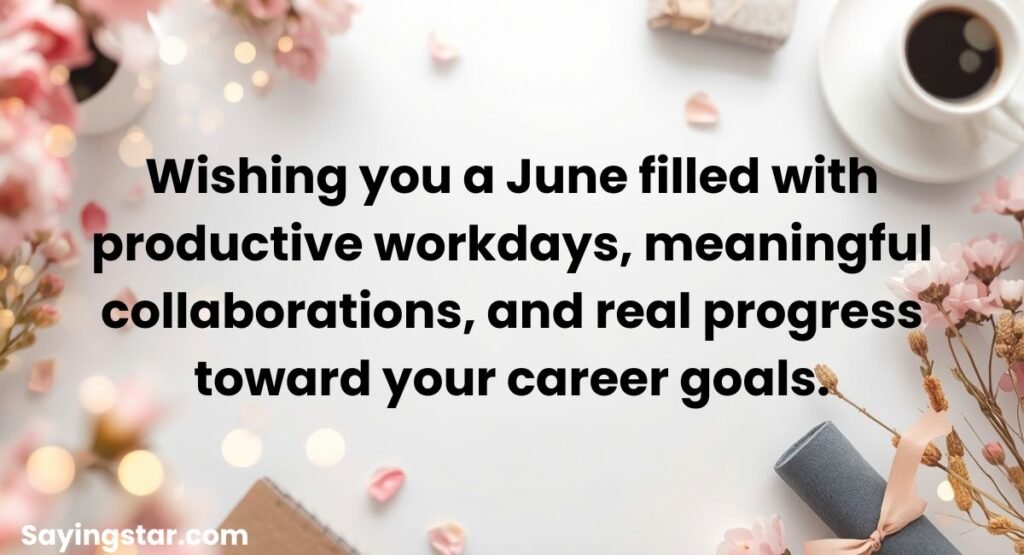 June Messages for Career Growth and Work Success