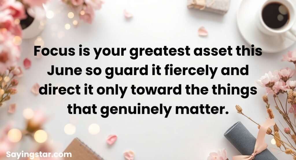 June Motivation Messages for Productivity and Focus