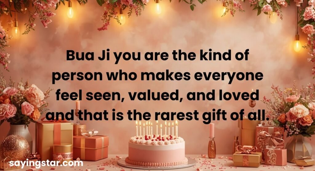 Loving Birthday Messages for a Special Bua