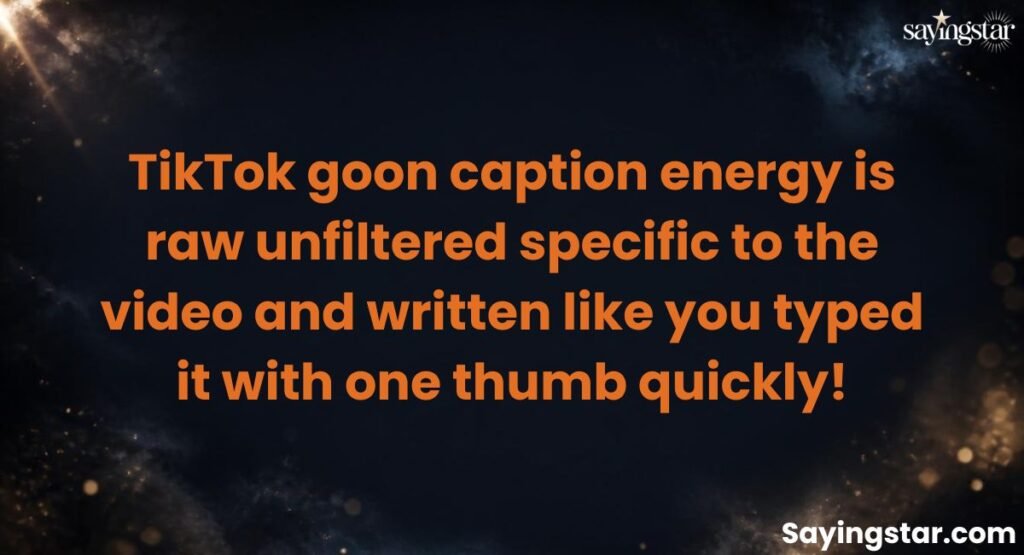 Platform Specific Goon Caption Strategy