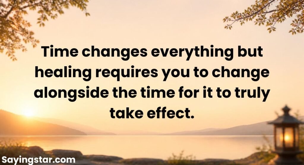 Quotes About Time, Change, And Healing