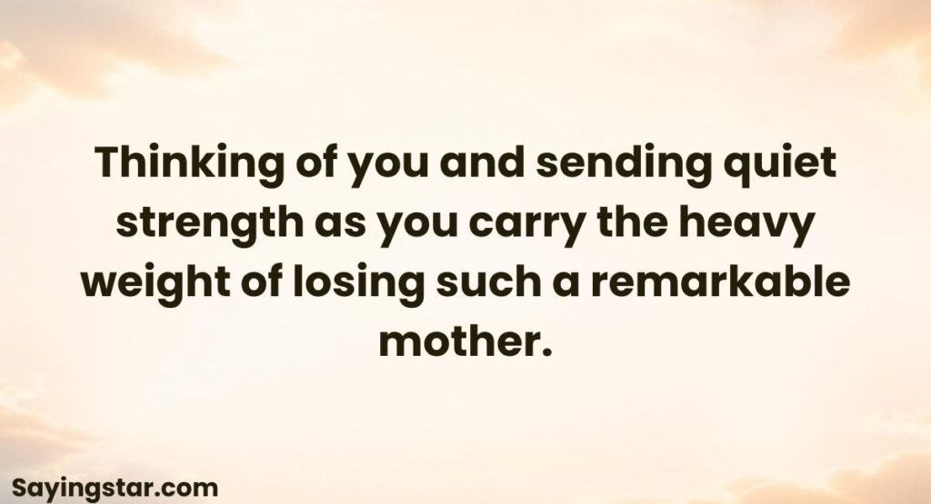 Short Sympathy Messages for the Loss of a Mother