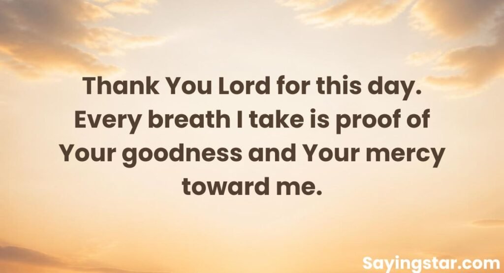 Short Thank You Lord Quotes for Daily Gratitude