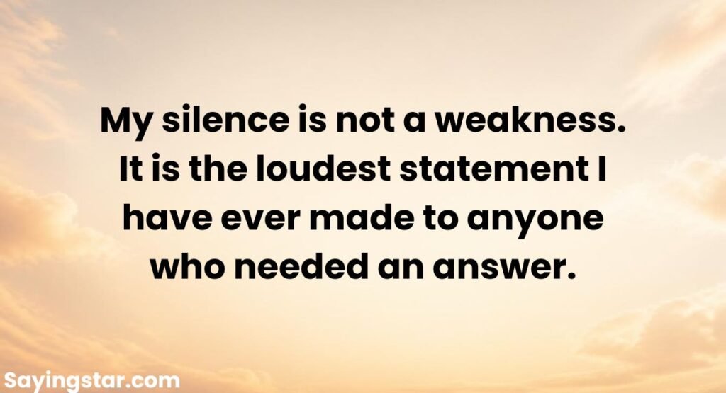 Silent Revenge Quotes