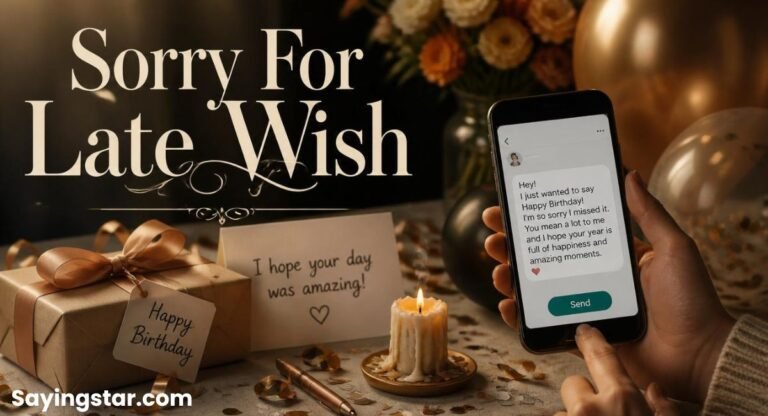 Sorry For Late Wish Meaning In Hindi – इसका हिंदी में मतलब जाने