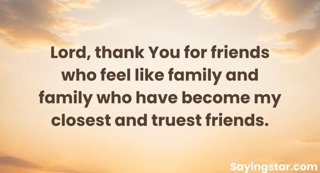 Thank You Lord Quotes for Family and Friends