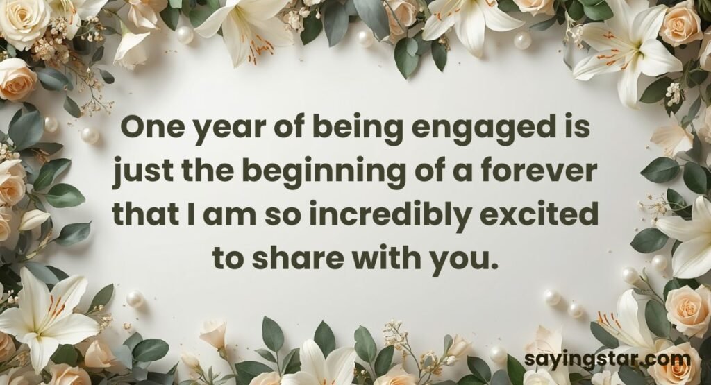 1st Engagement Anniversary Quotes for Husband