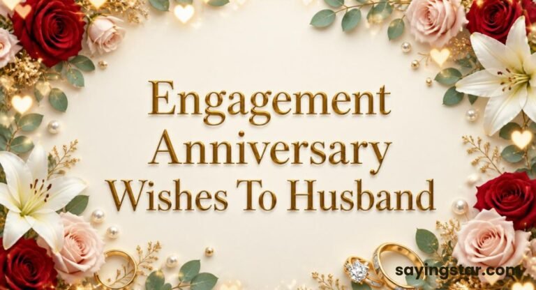 850+ Top Engagement Anniversary Wishes To Husband (2026)