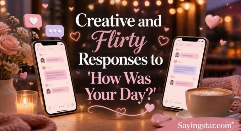 95+ Creative and Flirty Responses to "How Was Your Day?"