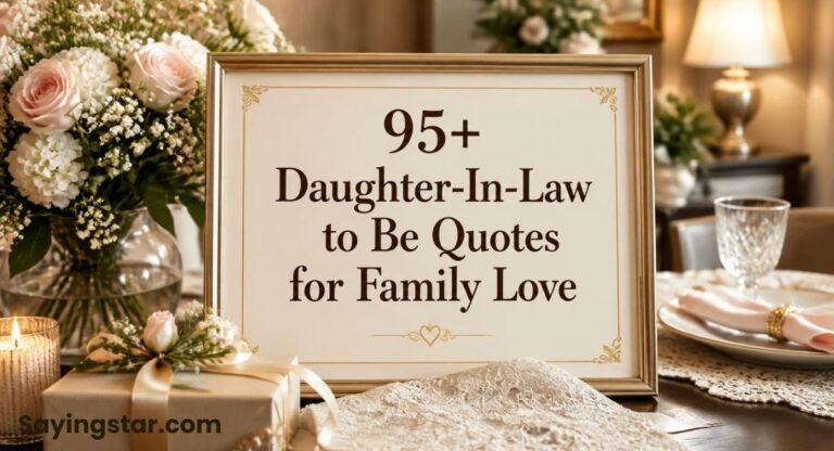 95+ Daughter-In-Law to Be Quotes for Family Love