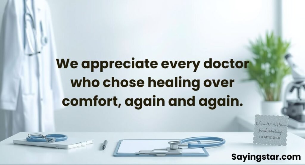 Appreciation Proud To Be A Doctor Quotes