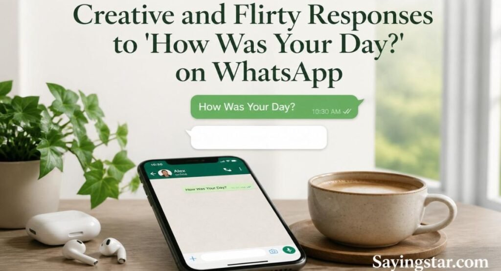 Creative and Flirty Responses to "How Was Your Day?" on WhatsApp