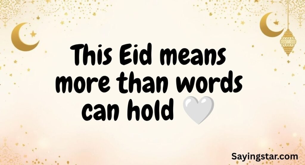 Emotional Eid Instagram Lines